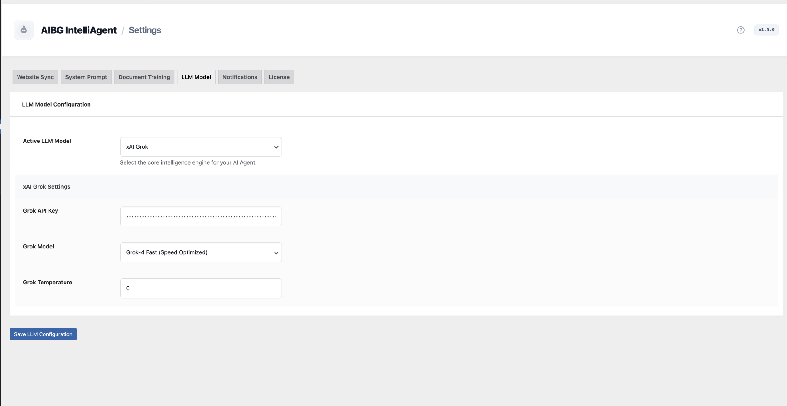 Selecting the Active AI Engine and Provider parameters in AIRAG SEO Agent.