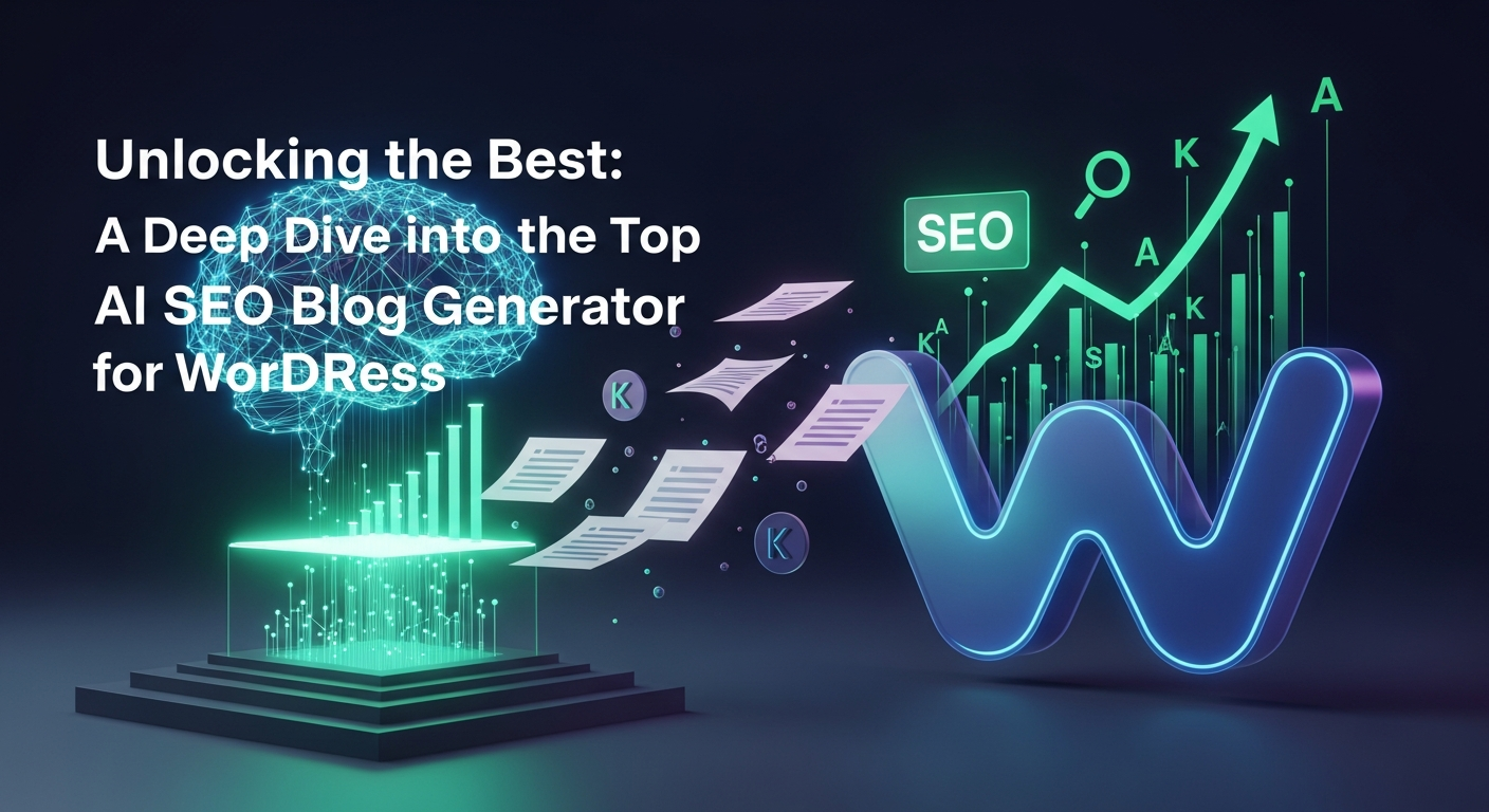 Unlocking the Best: A Deep Dive into the Top AI SEO Blog Generator for WordPress