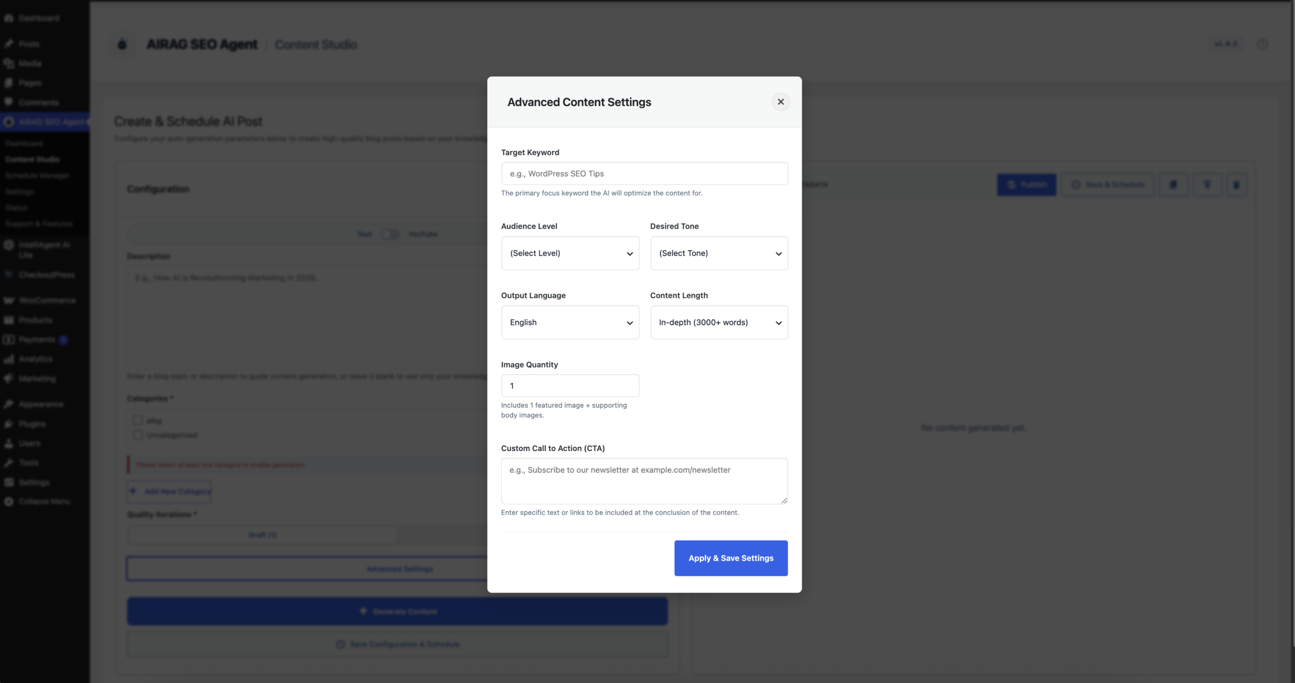 Advanced Settings